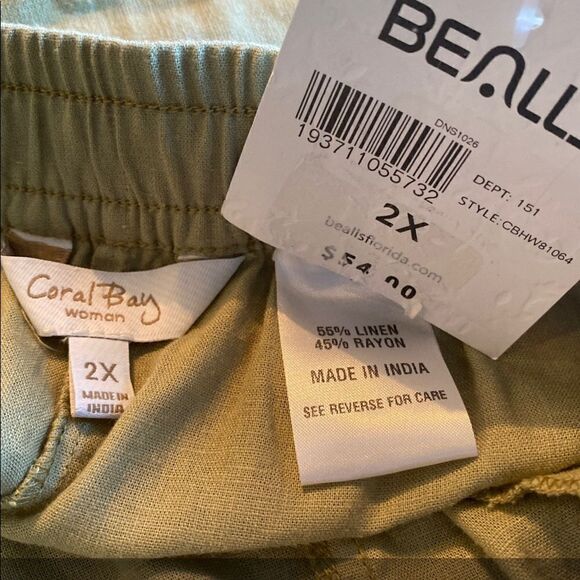 CORAL BAY WOMENS 2X Shorts - Picture 3 of 8